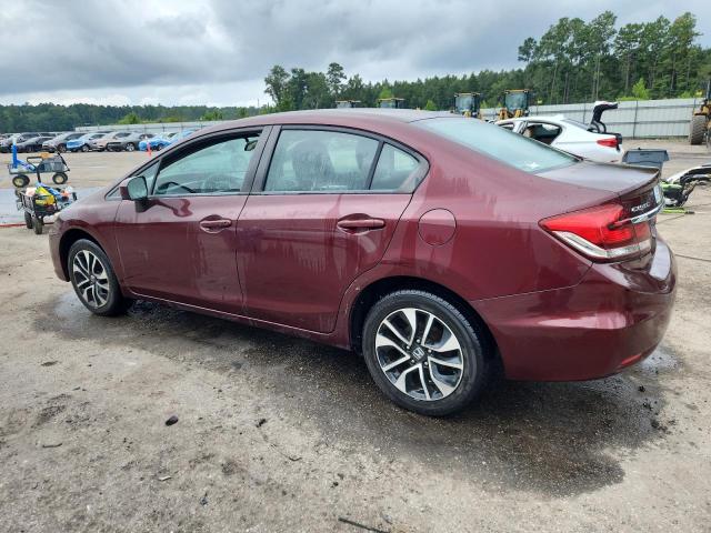 19XFB2F88FE261048 - 2015 HONDA CIVIC EX MAROON photo 2