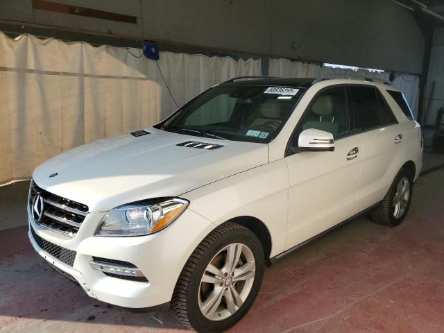 4JGDA5HB3EA359096 - 2014 MERCEDES-BENZ ML 350 4MATIC WHITE photo 1