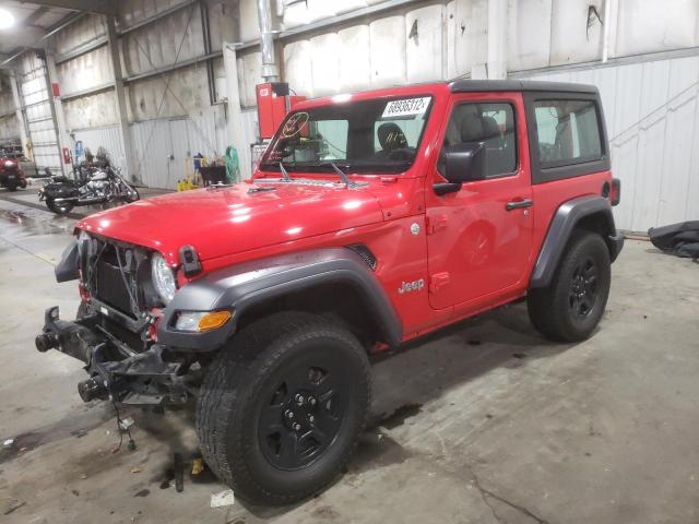 1C4GJXAN9JW186103 - 2018 JEEP WRANGLER SPORT RED photo 1