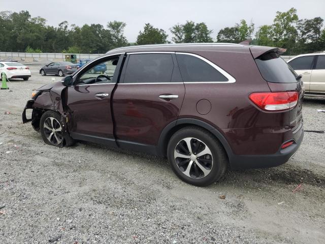 5XYPH4A52JG422601 - 2018 KIA SORENTO EX ბურგუნდია ფოტო 2