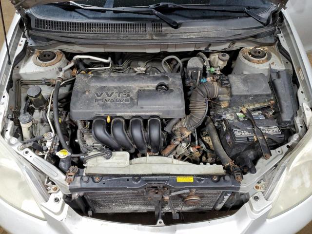 2T1KR32E34C294532 - 2004 TOYOTA COROLLA MA XR SILVER photo 12