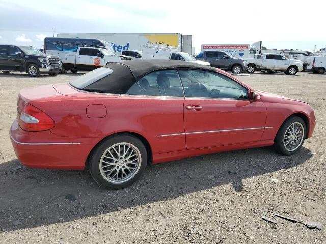 WDBTK56F98F237481 - 2008 MERCEDES-BENZ CLK 350 RED photo 3