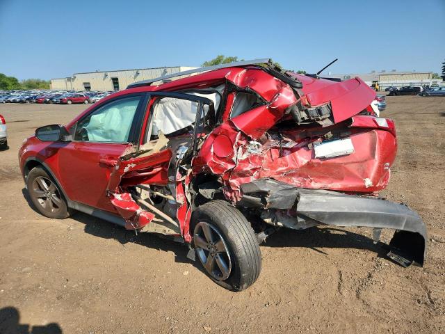 2T3RFREV6FW254461 - 2015 TOYOTA RAV4 XLE RED photo 2