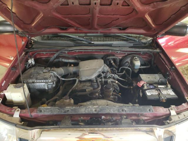 5TEUX42N58Z529047 - 2008 TOYOTA TACOMA ACCESS CAB წითელი ფოტო 11