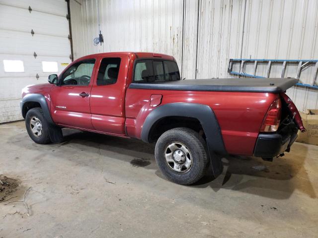 5TEUX42N58Z529047 - 2008 TOYOTA TACOMA ACCESS CAB RED photo 2