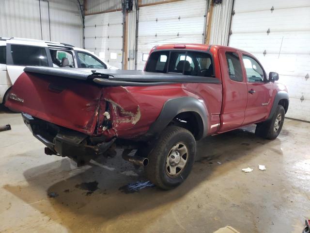 5TEUX42N58Z529047 - 2008 TOYOTA TACOMA ACCESS CAB RED photo 3