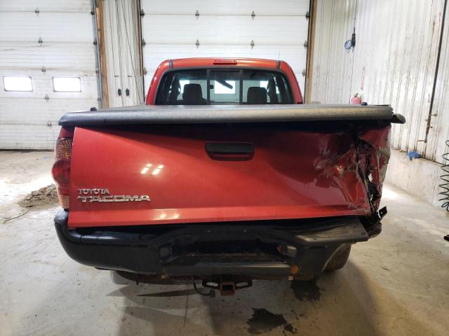 5TEUX42N58Z529047 - 2008 TOYOTA TACOMA ACCESS CAB RED photo 6