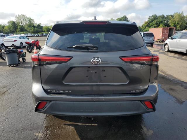 5TDBZRBH3LS055646 - 2020 TOYOTA HIGHLANDER L GRAY photo 6