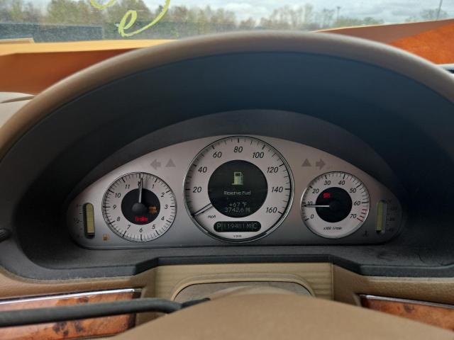 WDBUF87X18B254879 - 2008 MERCEDES-BENZ E 350 4MATIC WHITE photo 9