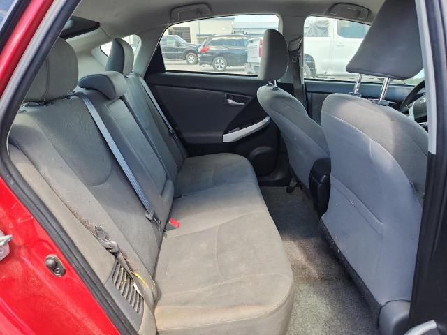 JTDKN3DU1F0437703 - 2015 TOYOTA PRIUS წითელი ფოტო 10