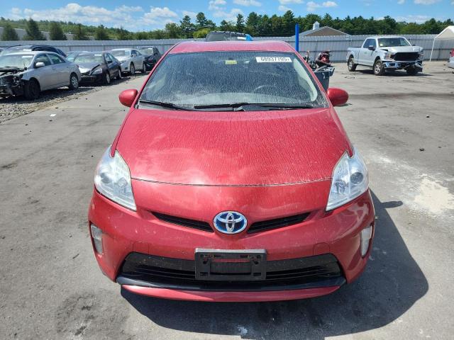 JTDKN3DU1F0437703 - 2015 TOYOTA PRIUS წითელი ფოტო 5