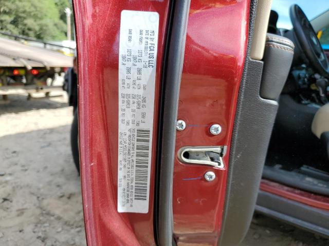 1C4PJMDB3JD611097 - 2018 JEEP CHEROKEE LIMITED Rojo foto 13