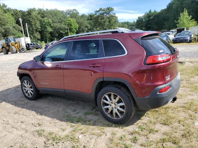 1C4PJMDB3JD611097 - 2018 JEEP CHEROKEE LIMITED Rojo foto 2