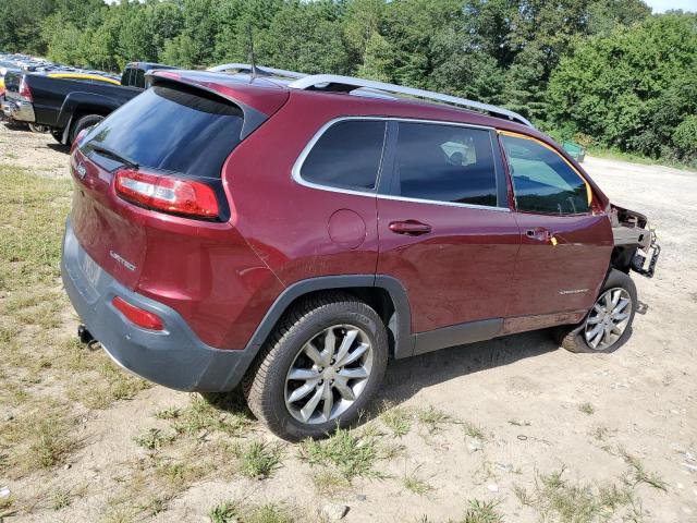 1C4PJMDB3JD611097 - 2018 JEEP CHEROKEE LIMITED Rojo foto 3