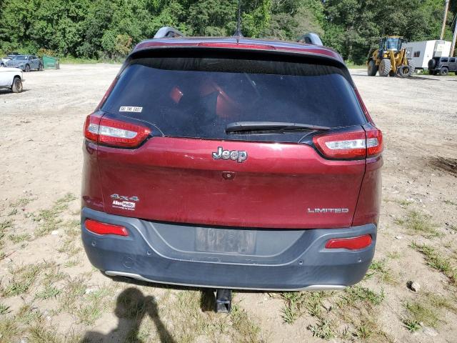 1C4PJMDB3JD611097 - 2018 JEEP CHEROKEE LIMITED Rojo foto 6