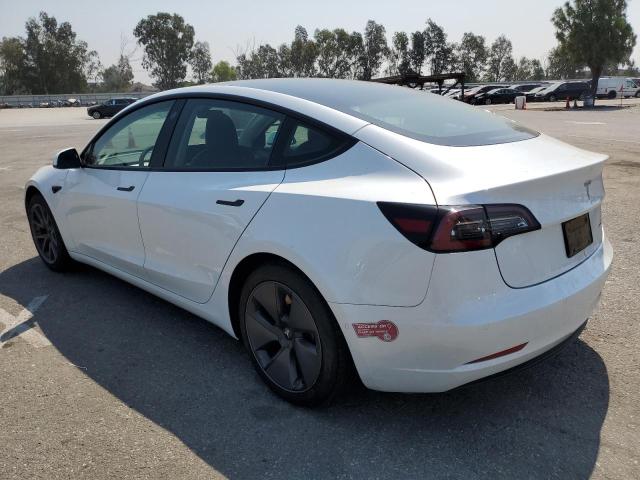 5YJ3E1EB4MF003800 - 2021 TESLA MODEL 3 Biały zdjęcie 2