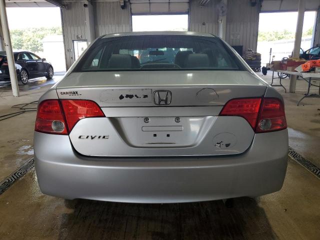 2HGFA15808H354301 - 2008 HONDA CIVIC EX SILVER photo 6