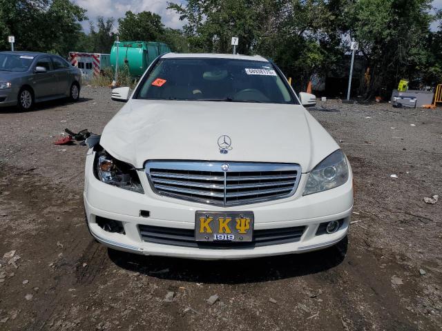 WDDGF8BB0BR162662 - 2011 MERCEDES-BENZ C 300 4MATIC WHITE photo 5
