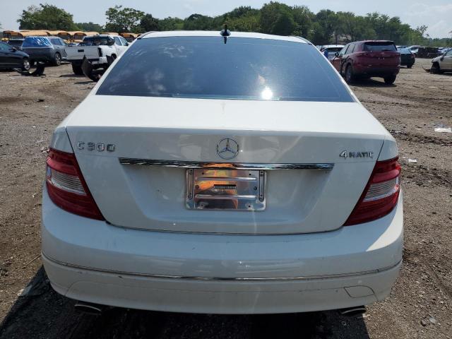 WDDGF8BB0BR162662 - 2011 MERCEDES-BENZ C 300 4MATIC WHITE photo 6