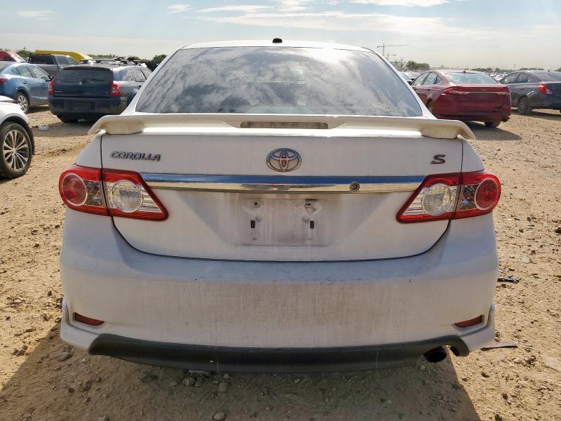 2T1BU4EE6BC690175 - 2011 TOYOTA COROLLA BASE أبيض صورة 6