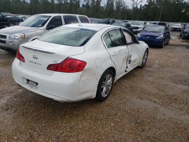 JN1DV6AP4CM700508 - 2012 INFINITI G25 BASE WHITE photo 4