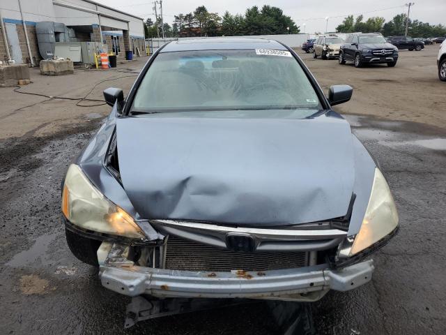 1HGCM56737A161760 - 2007 HONDA ACCORD EX BLUE photo 5
