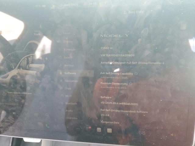 7SAYGDEFXRA291009 - 2024 TESLA MODEL Y 白色 照片 9