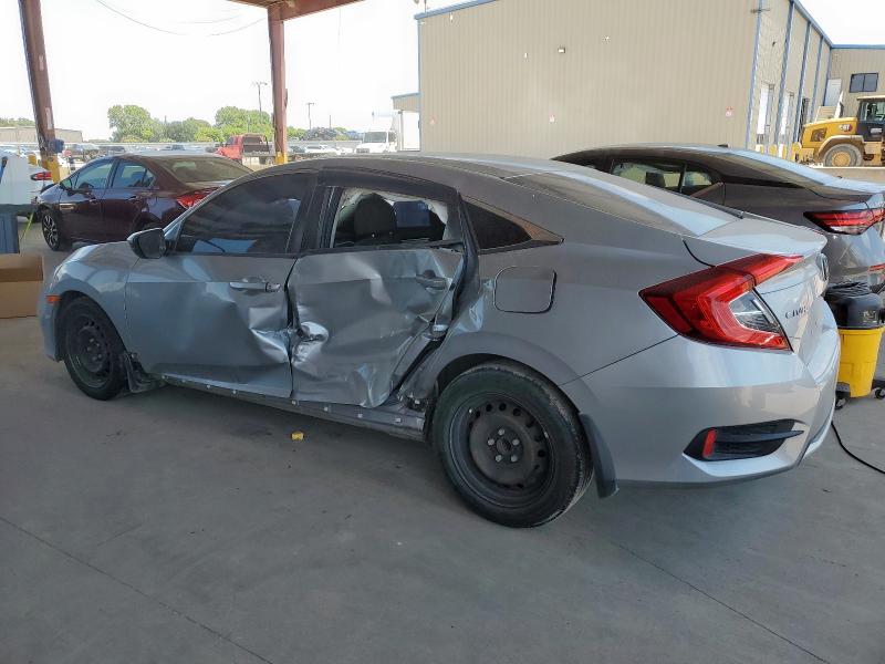 2HGFC2F65KH593945 - 2019 HONDA CIVIC LX 银色 照片 2