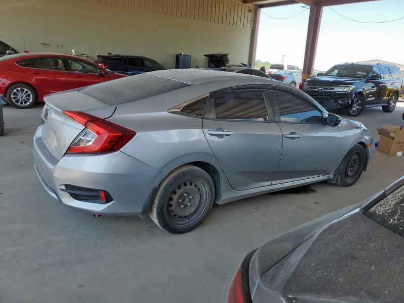 2HGFC2F65KH593945 - 2019 HONDA CIVIC LX 银色 照片 3