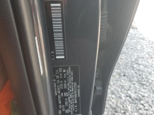 3KPF24AD7KE122300 - 2019 KIA FORTE FE 石墨色 照片 12