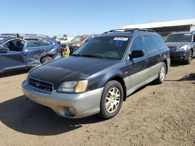 4S3BH896837603104 - 2003 SUBARU LEGACY OUTBACK H6 3.0 VDC BLACK photo 1