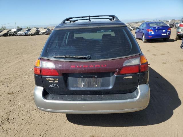 4S3BH896837603104 - 2003 SUBARU LEGACY OUTBACK H6 3.0 VDC BLACK photo 6