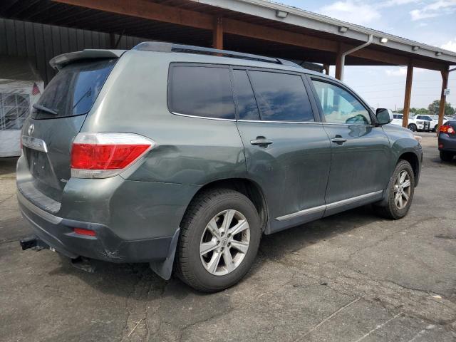 5TDBK3EH3CS117396 - 2012 TOYOTA HIGHLANDER BASE Зелений фото 3