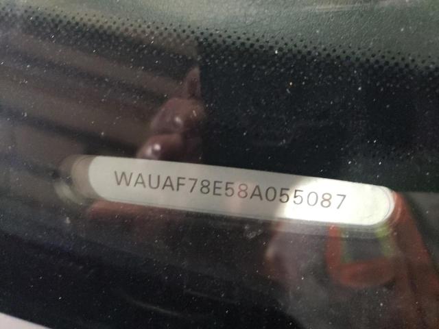 WAUAF78E58A055087 - 2008 AUDI A4 2.0T BLACK photo 12