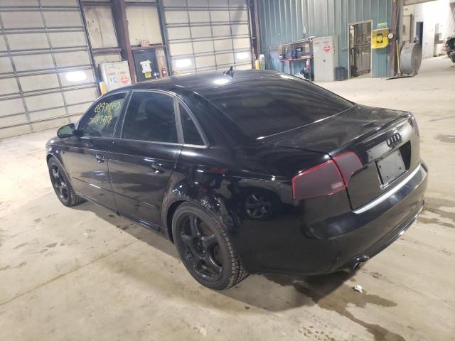 WAUAF78E58A055087 - 2008 AUDI A4 2.0T BLACK photo 2