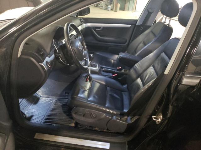 WAUAF78E58A055087 - 2008 AUDI A4 2.0T BLACK photo 7