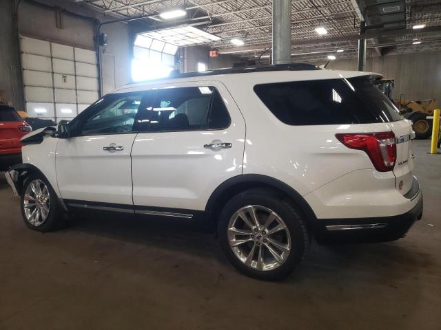 1FM5K8F89JGC86432 - 2018 FORD EXPLORER LIMITED WHITE photo 2