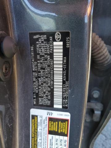 4T1BF3EK4BU133807 - 2011 TOYOTA CAMRY BASE Графитовый фото 13