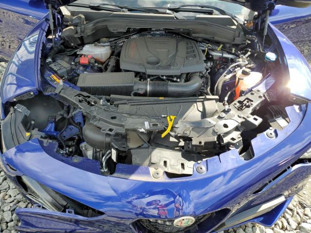 ZASPAKBN1N7D33264 - 2022 ALFA ROMEO STELVIO TI ლურჯი ფოტო 12