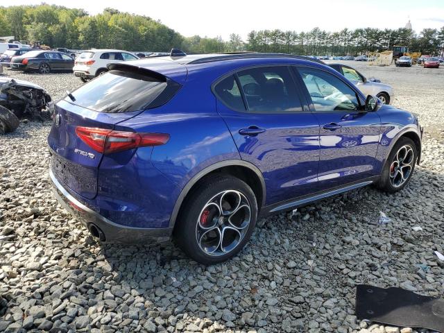 ZASPAKBN1N7D33264 - 2022 ALFA ROMEO STELVIO TI ლურჯი ფოტო 3