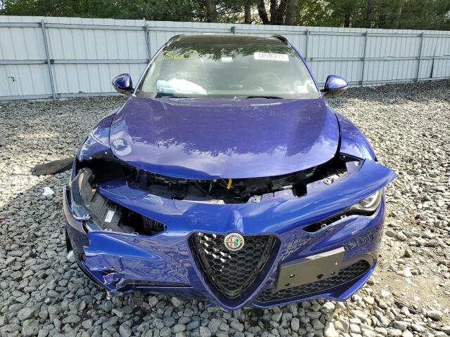 ZASPAKBN1N7D33264 - 2022 ALFA ROMEO STELVIO TI ლურჯი ფოტო 5