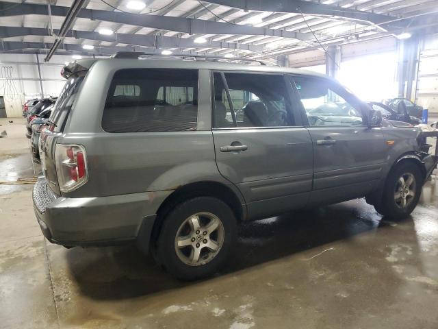 5FNYF18558B044936 - 2008 HONDA PILOT EXL ნაცრისფერი ფოტო 3