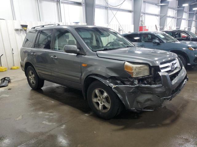 5FNYF18558B044936 - 2008 HONDA PILOT EXL ნაცრისფერი ფოტო 4