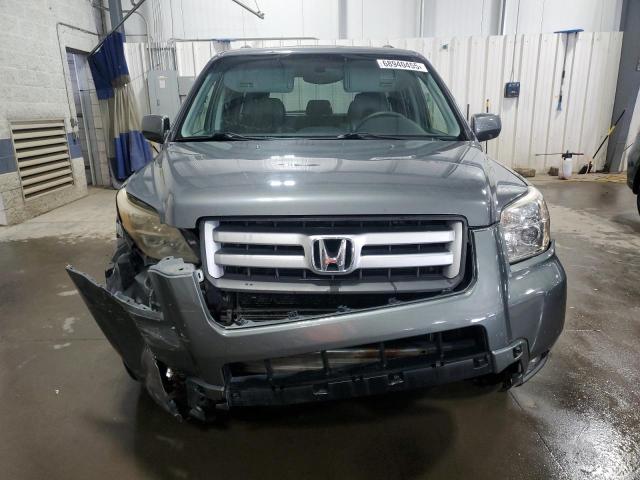 5FNYF18558B044936 - 2008 HONDA PILOT EXL ნაცრისფერი ფოტო 5