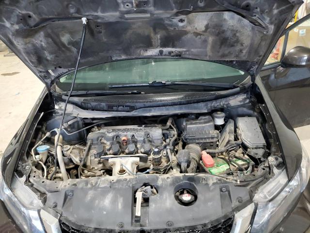 19XFB2F99DE028544 - 2013 HONDA CIVIC EXL ყავისფერი ფოტო 11