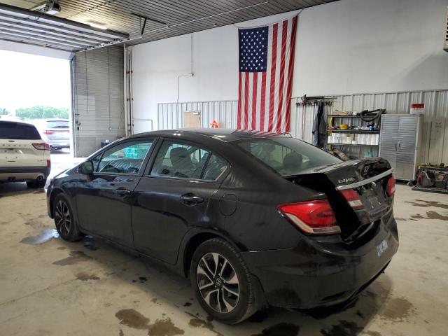 19XFB2F99DE028544 - 2013 HONDA CIVIC EXL ყავისფერი ფოტო 2