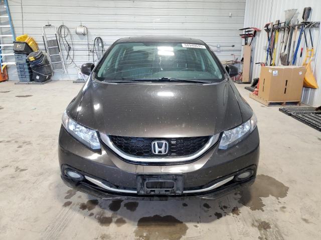 19XFB2F99DE028544 - 2013 HONDA CIVIC EXL ყავისფერი ფოტო 5