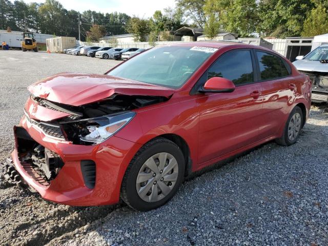 3KPA24AB4KE216496 - 2019 KIA RIO S RED photo 1