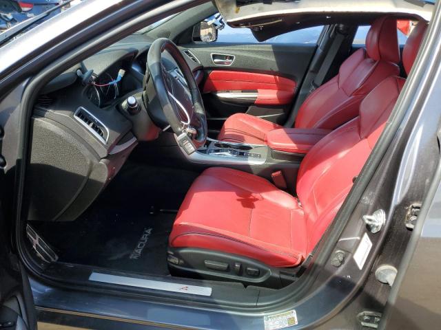 19UUB3F66JA004608 - 2018 ACURA TLX TECH+A GRAY photo 7