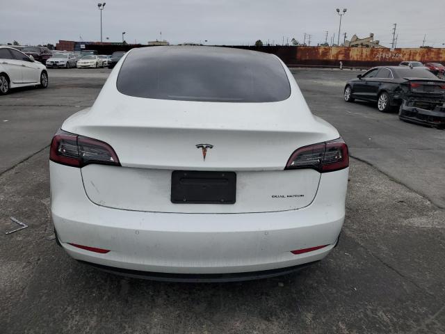 5YJ3E1EB3NF347314 - 2022 TESLA MODEL 3 Blanc photo 6